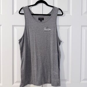 Brixton Gray Tank Top XL